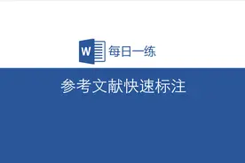 Word论文参考文献快速标注，新增文献序号自动更新！