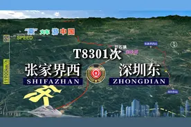 T8301次列车（张家界西-深圳东），全程1185公里，运行14小时15分视频封面