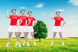 DJ版广场舞《百花香 》旋律优美，动感时尚，美女太性感