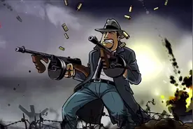 Switch好评《枪，血，意大利黑手党》中文试玩，快节奏的横版射击