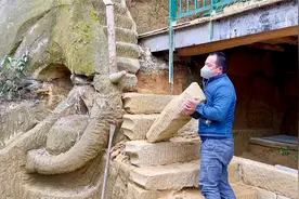 石屋大象梯步接通，什么效果！视频封面