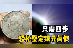 银元真假鉴定真的很简单，只需四步，轻松学会银元真假鉴别！
