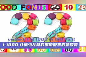 Numbers 1 to 1000 in 100 Fonts 英语数字 1-1000视频封面
