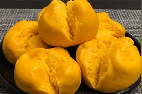 南瓜开花馒头，教你以下几个要点，松软又细腻，保证个个开口笑