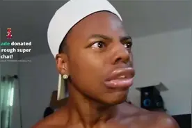 甲亢小哥挑战用嘴吸杯子！