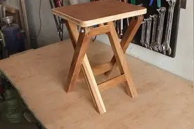 看看这位师傅的手艺怎么样，手工制作折叠凳，喜欢就收藏吧视频封面