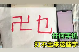 这些字你可能都认识，但手机肯定打不出来，你的手机能打出来吗？