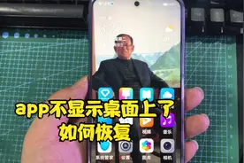 华为荣耀手机软件APP不在桌面上显示  隐藏起来了如何恢复视频封面
