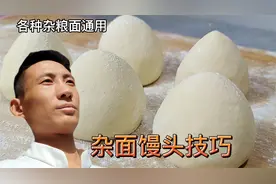 杂面馒头咋做好吃？面点师教你通用技巧，面香劲道比卖的好