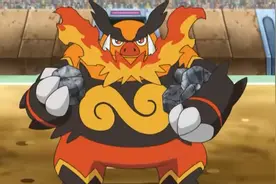 宝可梦：炎武王好厉害，正面命中对手石刃，毫发无损继续战斗