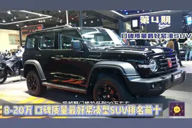 4集：口碑质量最好紧凑型SUV排前十！六台国产霸榜，日系全部落榜