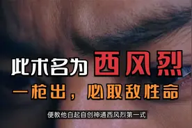 西风烈共分4式，马超仅学成其中一式，便成天下顶尖高手视频封面