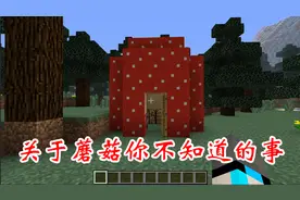 我的世界：千万别把蘑菇不当一回事，蘑菇你不知道的高级用法！