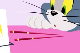 汤姆叫来了外卖，可餐具却只有筷子，奇怪筷子明明是这样用的！视频封面