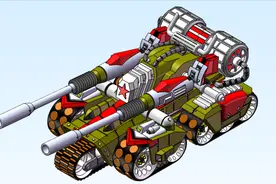 机械仿真动画，你肯定没用过SolidWorks建模天启坦克，真酷！