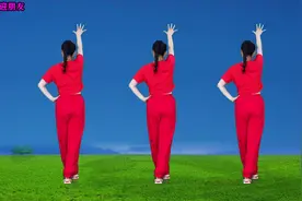 广场舞《走天涯》简单大众健身舞背面演示，学跳更轻松更方便