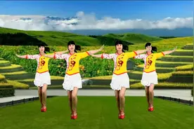 草原金曲《天籁之爱》广场舞，天上飞的是什么，鸟儿还是云哟