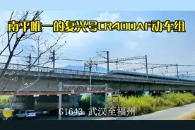 南平地区唯一的复兴号CR400AF动车组，武汉至福州G1643次出延平东视频封面