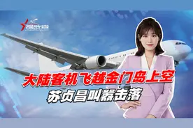 大陆客机飞越金门岛上空，苏贞昌叫嚣击落，台媒反将一军：试试看视频封面