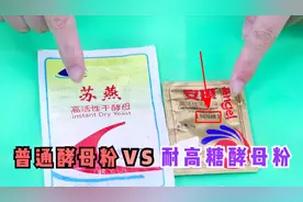 今天才知道，普通酵母粉和耐高糖酵母粉的区别，看完下次别乱买了视频封面