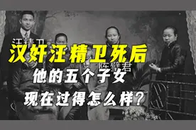 大汉奸汪精卫，子女个个人中龙凤！他们现在过得什么样？视频封面