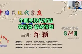 中国式现代家庭的家情和家风 —— 家情篇——情绪情感