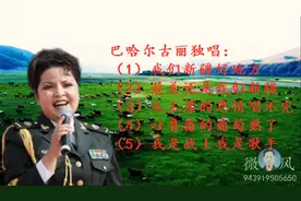 巴哈尔古丽独唱：我们新疆好地方（五曲连唱）