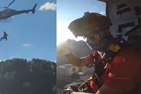 贵州一高校军训出动直升机 教官50米高空从天而降视频封面