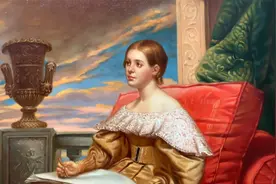 欧式宫廷贵妇写字人物油画第三遍深入整理视频封面