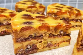 卖50一斤的切糕教你在家做，食材简单，做法简单，一层比一层香