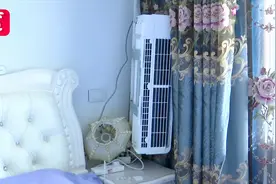 半夜惊魂！墙上空调突然砸下来！贵阳女子正在下方熟睡…视频封面