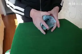 扑克基础洗牌手法,纸牌三公魔术技巧入门基本功