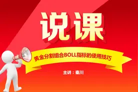 黄金分割组合BOLL指标识别上涨压力和下跌支撑的技巧视频封面