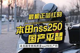 最根正苗红的本田nss250国产平替踏板摩托车视频封面