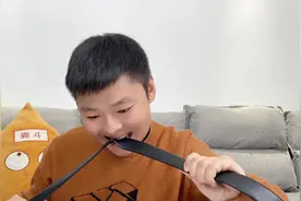 据说皮带能用来充饥，在网上花14.9元买的纯牛皮带，真的能吃吗？视频封面