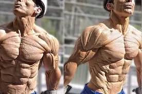 体脂率达到百分之4的男人是什么样子的！