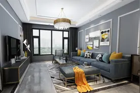 110平方后现代风全景装修效果图欣赏