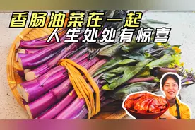 红油菜四川人最喜欢这样做，加四川麻辣香肠，大厨直呼没见过