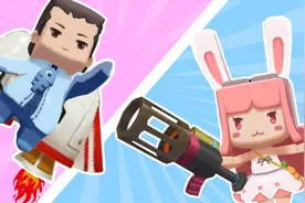 【木鱼】迷你世界：100倍掉落生存记，制作火箭筒和喷气背包！