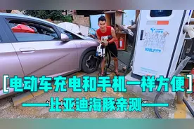 比亚迪海豚亲测，电动车充电和手机一样方便？！