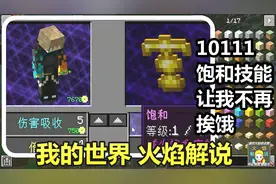 我的世界 火焰解说 10111 饱和技能让我不再挨饿