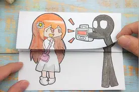 用脑洞手绘周五之夜火柴人，拿收音机三次变化，机器人女孩太有趣视频封面