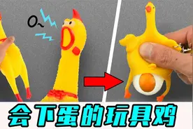 5个世界上最奇葩的玩具，减压玩具鸡一捏就下蛋，奇葩到家了视频封面
