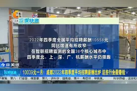 10039元/月！成都2022年四季度平均招聘薪酬出炉，这些行业最赚钱视频封面