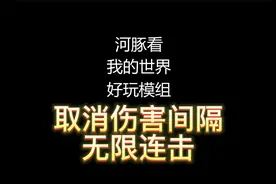我的世界取消伤害间隔就可以做的无限连击！@网易创作酱