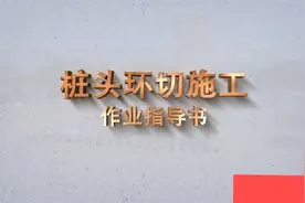 钻孔桩桩头环切施工作业指导书，动画演示！