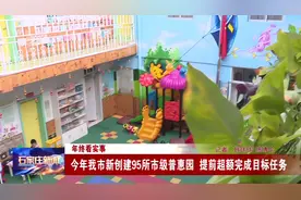 今年石家庄市新创建95所市级普惠园 提前超额完成目标任务视频封面