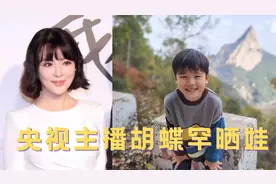 央视主播胡蝶罕晒娃，儿子5岁太像爸爸，老公陆川在家忙带二胎视频封面