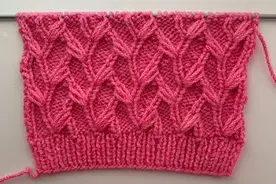 非常漂亮的针织花样，粗线细线都可以，适合编织毛衣、开衫和夹克