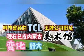 呼市曾经的TCL王牌公司旧址，现在已变成内蒙古美术馆，变化好大